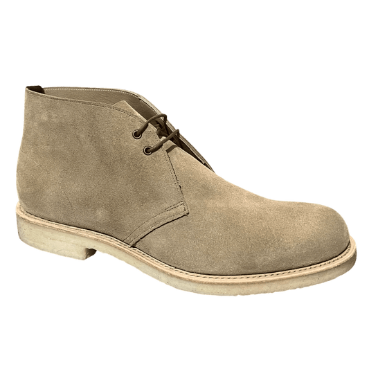 Regent - 'Max' Crepe Soled Desert Boot - Sughero Khaki Suede - Regent Tailoring Salisbury