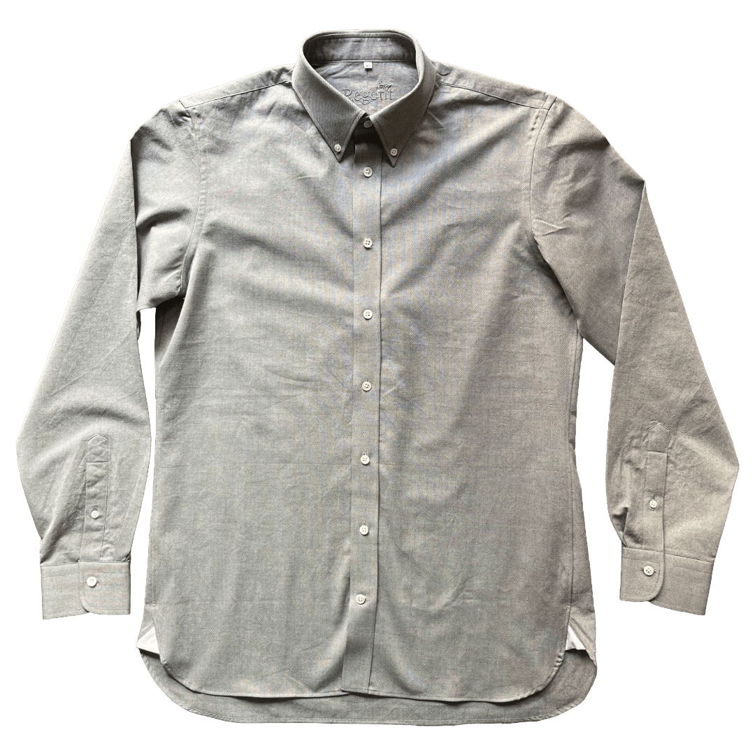 Regent - 'Mist' - Oxford Shirt - Grey - Regent Tailoring Salisbury