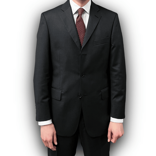 Regent - 'Penguin' Suit - Anthracite Grey Fleck Wool 260g - Reda Super 110 - Regent Tailoring Salisbury