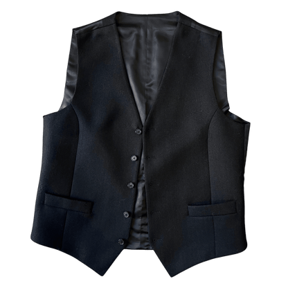 Regent - Pig Waistcoat – Black Tweed - Regent Tailoring Salisbury