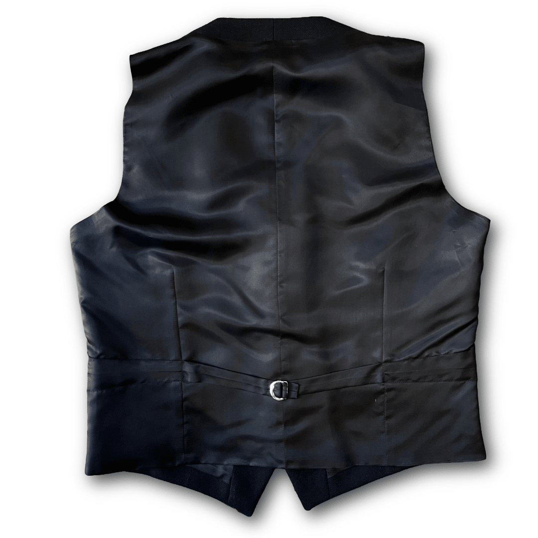 Regent - Pig Waistcoat – Black Tweed - Regent Tailoring Salisbury