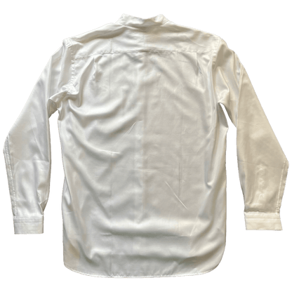 Regent - 'Pogo' - Twill Shirt - White Grandad Collar - Regent Tailoring Salisbury