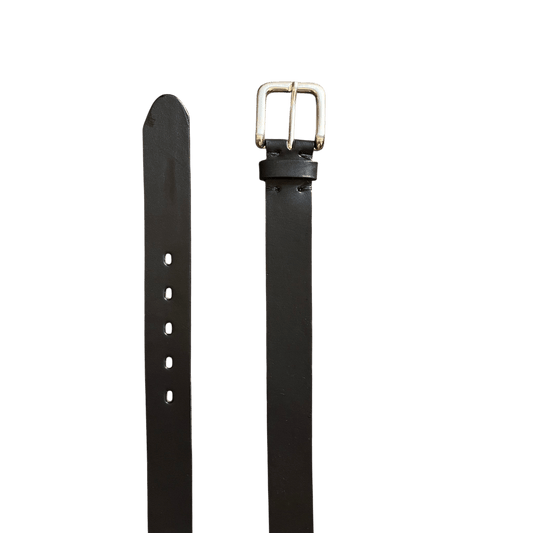 Regent Polo Belt – Plain - Black Leather - Regent Tailoring Salisbury