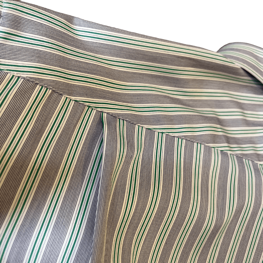 Regent - Prune- Twill - Multi Stripe - Regent Tailoring Salisbury