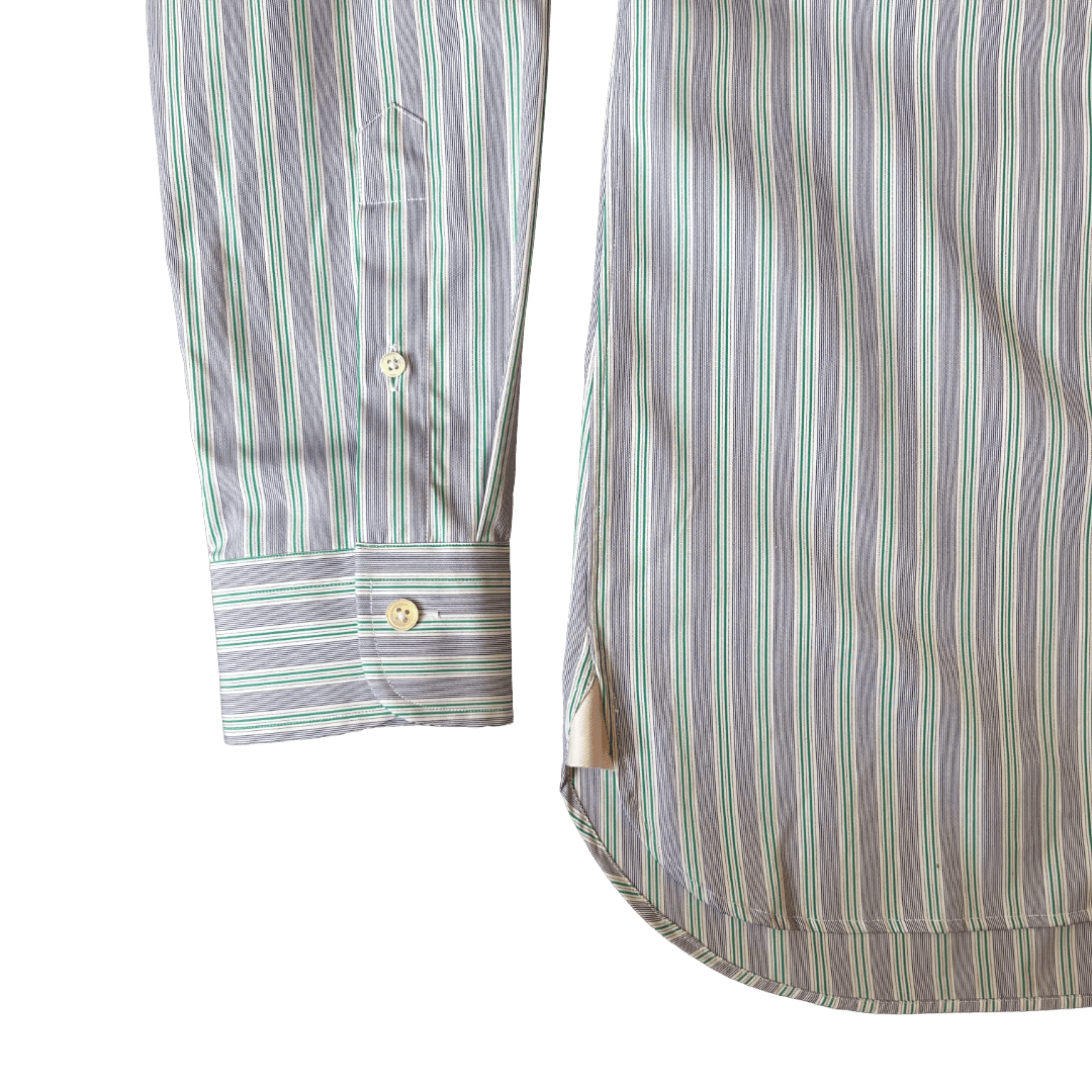 Regent - Prune- Twill - Multi Stripe - Regent Tailoring Salisbury