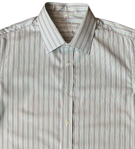 Regent - Prune- Twill - Multi Stripe - Regent Tailoring Salisbury