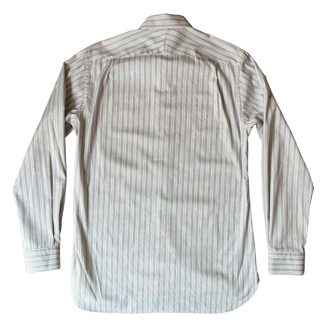 Regent - Prune- Twill - Multi Stripe - Regent Tailoring Salisbury