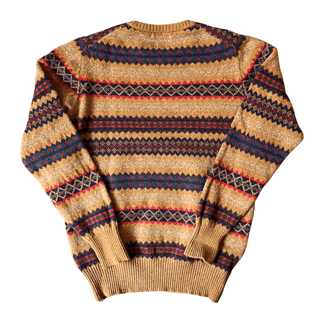 Regent - Round Neck Jumper - Geelong - Fair Isle Pattern - Regent Tailoring Salisbury