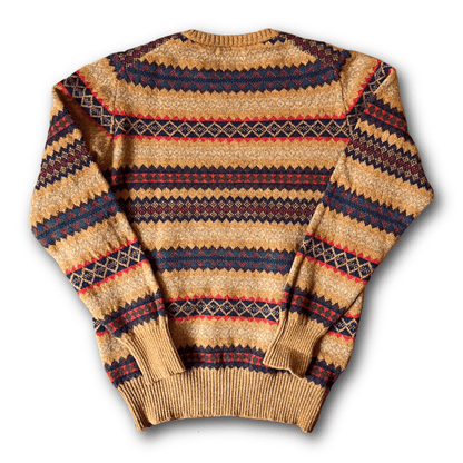 Regent - Round Neck Jumper - Geelong - Fair Isle Pattern - Regent Tailoring Salisbury