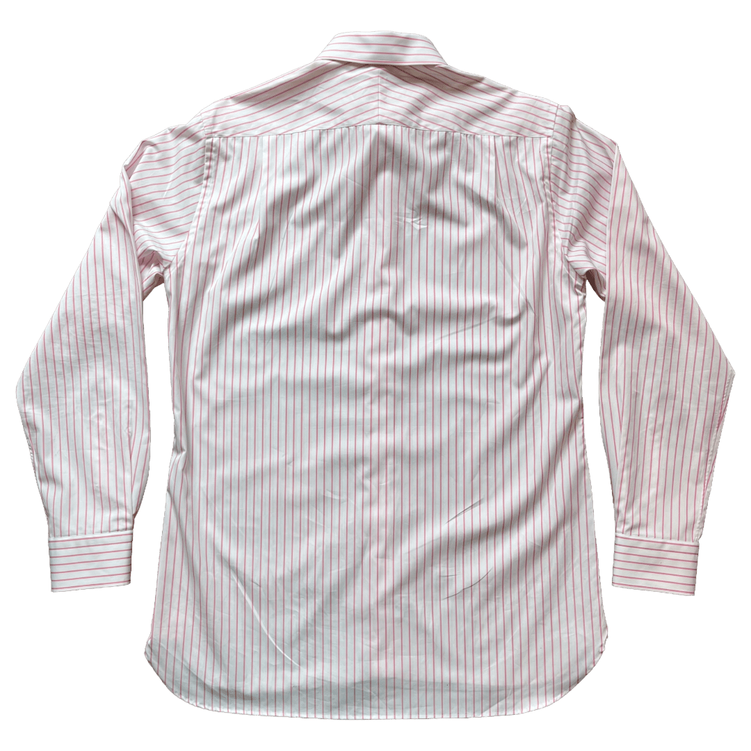 Regent- 'Rupert' - Twill Shirt - Pink Stripe - Regent Tailoring Salisbury