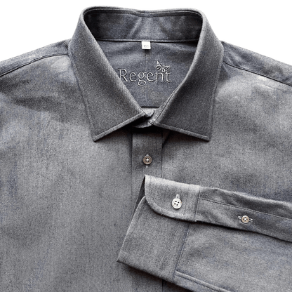 Regent - 'Scott' - Denim Shirt - Regent Tailoring Salisbury