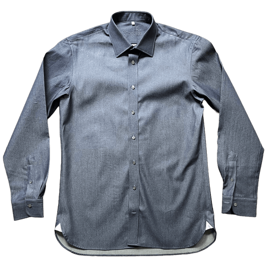 Regent - 'Scott' - Denim Shirt - Regent Tailoring Salisbury