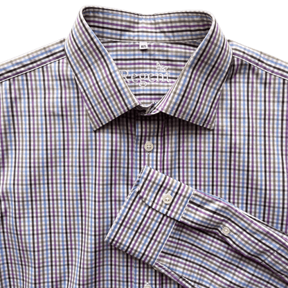 Regent Shirt - 'Giles' - Twill Shirt - Country Check - Regent Tailoring Salisbury