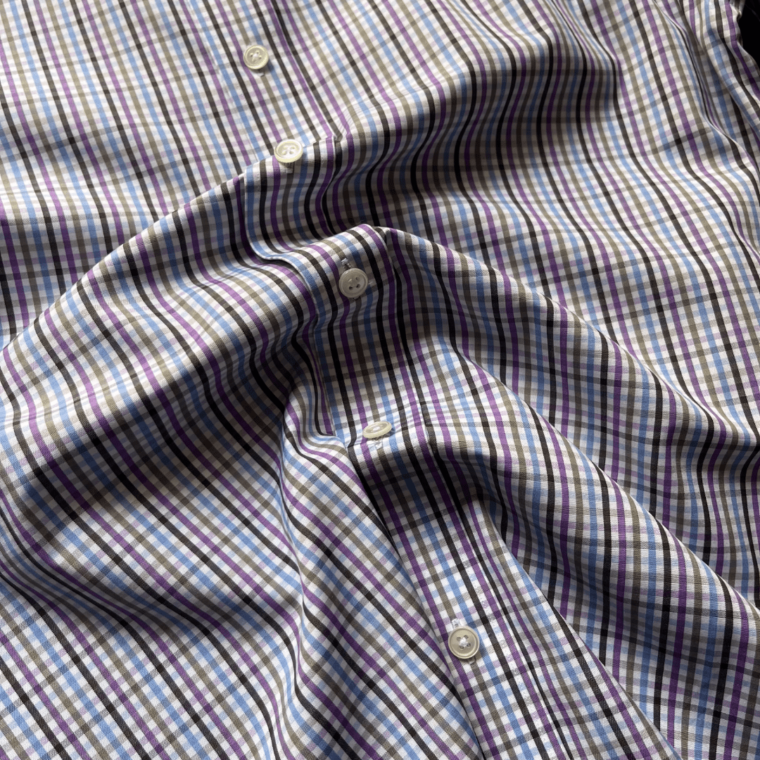 Regent Shirt - 'Giles' - Twill Shirt - Country Check - Regent Tailoring Salisbury