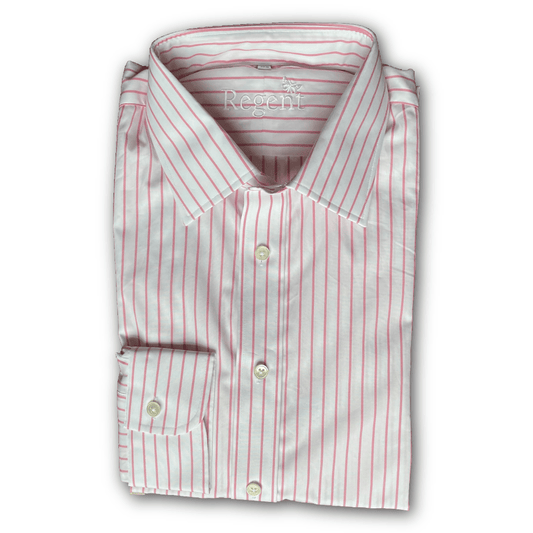 Regent Shirt - Rupert - Twill - Pink - Regent Tailoring Salisbury