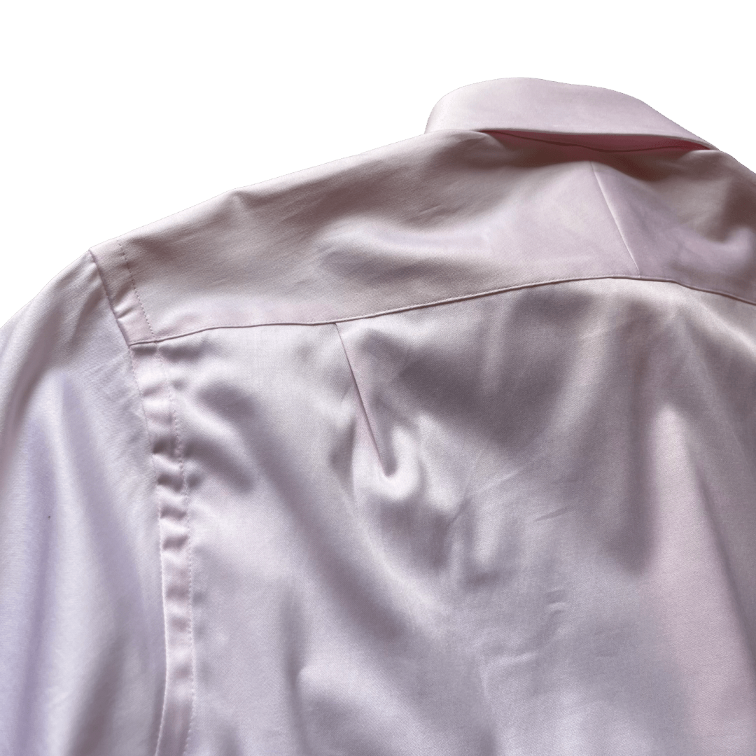 Regent - 'Shrimp' - Poplin Shirt - Pink - Regent Tailoring Salisbury