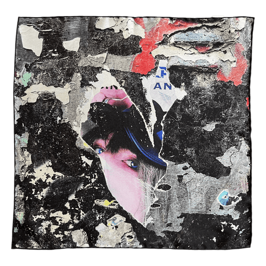 Regent - Silk Pocket Square - Graffiti Eye - Regent Tailoring Salisbury