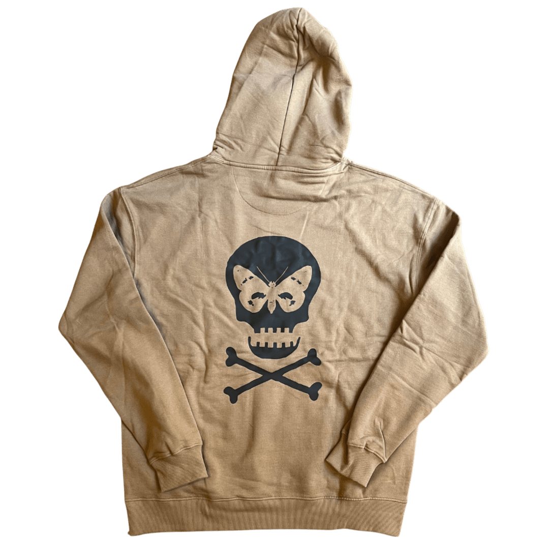 Regent- Skull Hoodie - Coffee/Black - Regent Tailoring Salisbury
