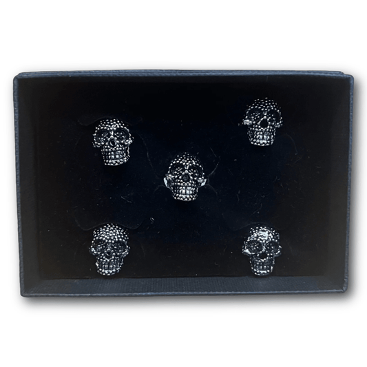 Regent - Skull Shirt Studs - Regent Tailoring Salisbury