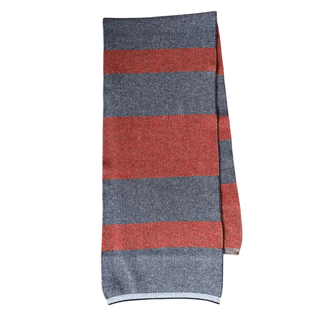 Regent - Soft Wool Stripe Scarf - Regent Tailoring Salisbury