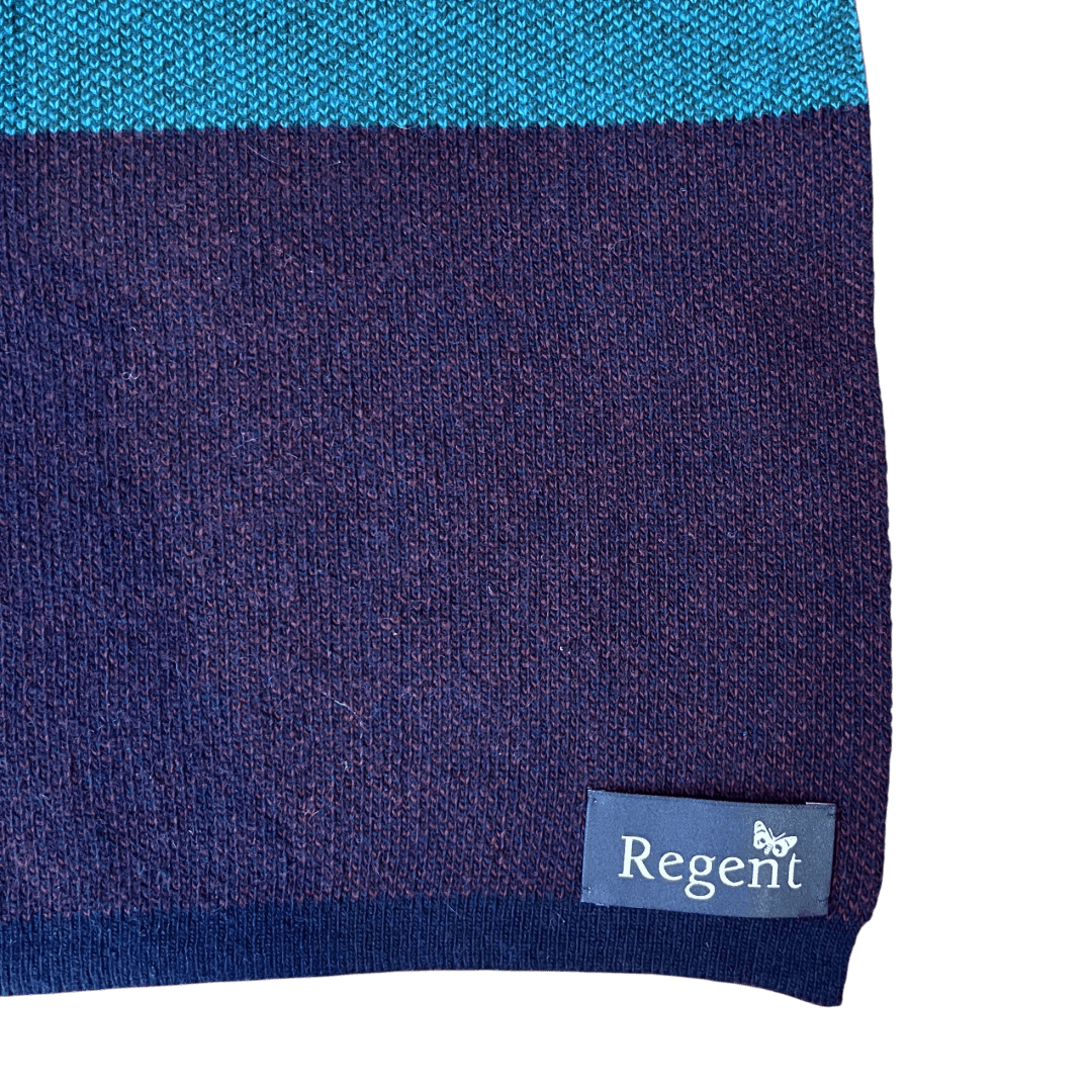 Regent - Soft Wool Stripe Scarf - Regent Tailoring Salisbury