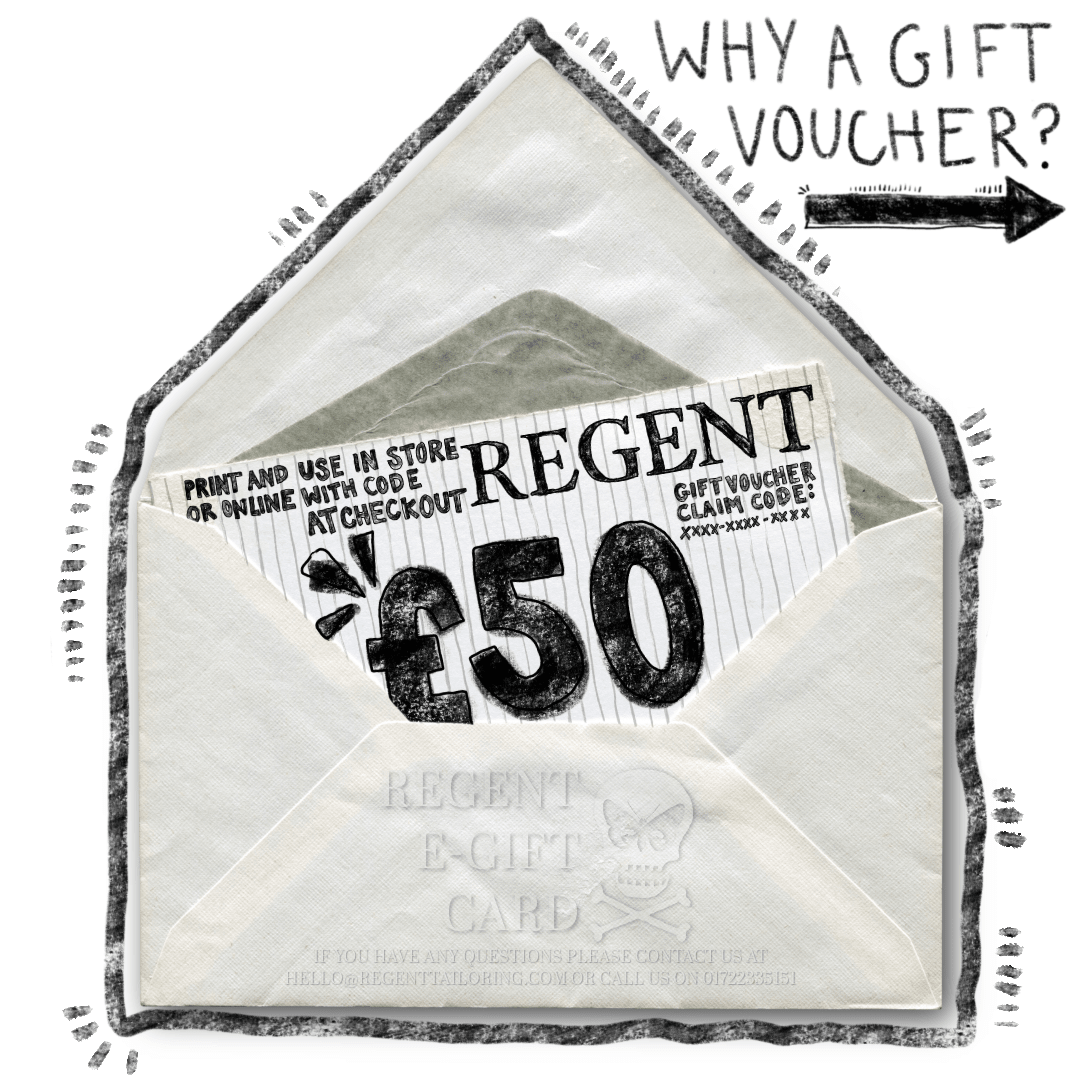 Regent Tailoring E-Gift Voucher - Regent TailoringRegent