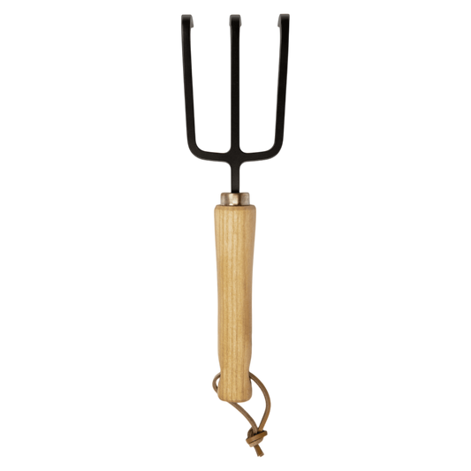 Regent Tailoring Niwaki small Moku cultivator with a forged carbon steel head and light ash wood handle