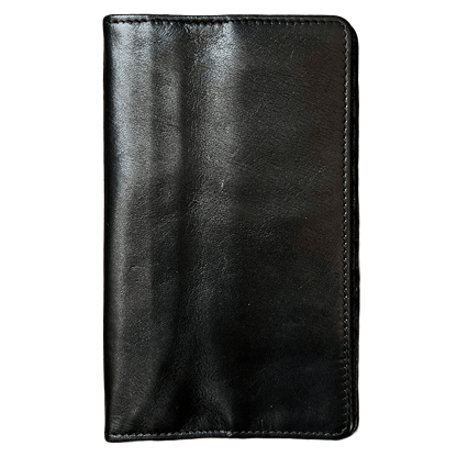 Regent - Tall Leather Wallet - Black - Regent Tailoring Salisbury