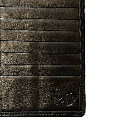 Regent - Tall Leather Wallet - Black - Regent Tailoring Salisbury