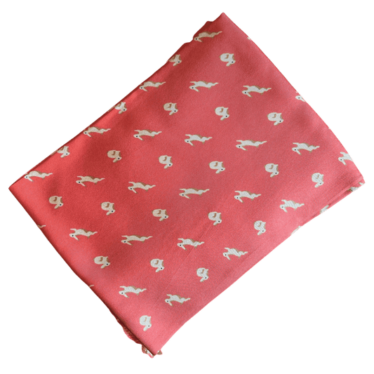 Regent - Tootal Scarf - Orange Bunny Print - Regent Tailoring Salisbury