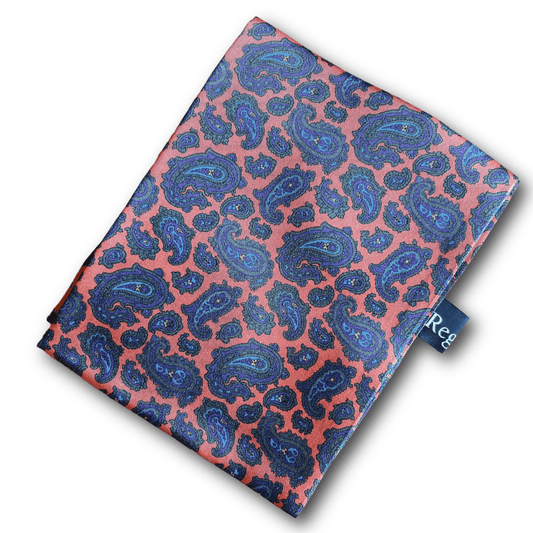 Regent - Tootal Scarf - Red Paisley Small - Regent TailoringRegent