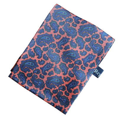 Regent - Tootal Scarf - Red Paisley Small