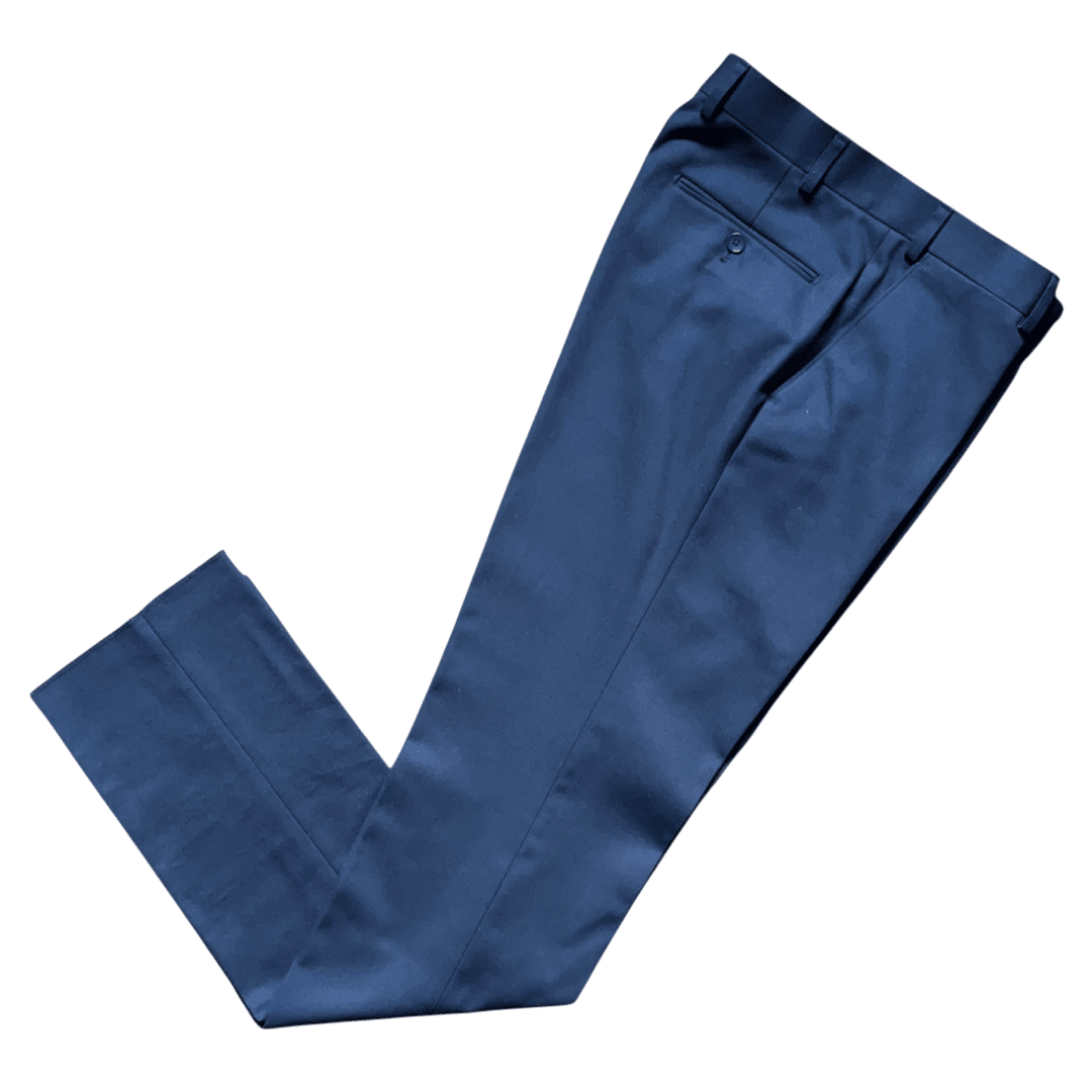 Regent - 'Williams' Trouser - Navy Blue Cavalry Twill - Regent Tailoring Salisbury