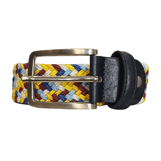 Regent - Woven Elastic Belt - Multi Colour - Regent Tailoring Salisbury