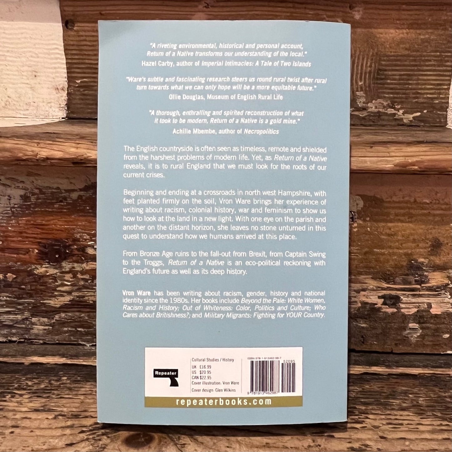Return of the Native - Vron Ware - Paperback - Regent Tailoring Salisbury