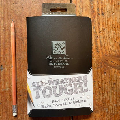 Rite in the Rain - All Weather Universal Notebook (3 Pack) 5" x 7" - Black - 771FX - Regent Tailoring Salisbury