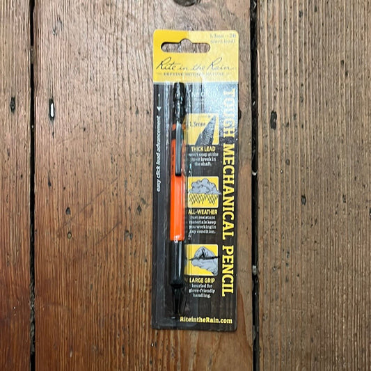 Rite in the Rain - Tough Mechanical Pencil 1.3mm 2B - Orange - OR13 - Regent TailoringRite in the rain