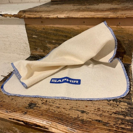 Saphir Chamois Cleaning and Polishing Cloth 100% Cotton - Regent Tailoring Salisbury