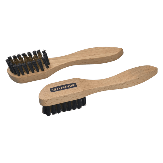Saphir - Suede & Nubuck Brass Brush - 16cm - Regent Tailoring Salisbury
