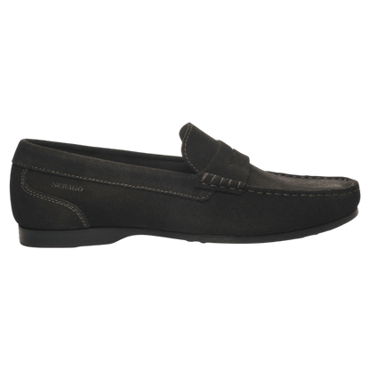 Sebago - Byron Suede Loafer - Dark Brown - Regent Tailoring Salisbury