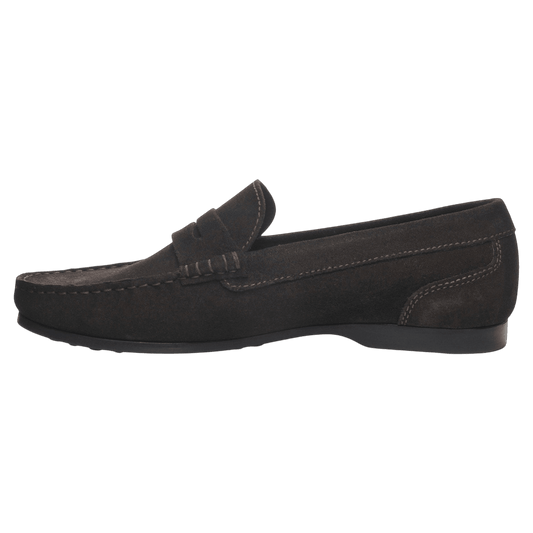 Sebago - Byron Suede Loafer - Dark Brown - Regent Tailoring Salisbury