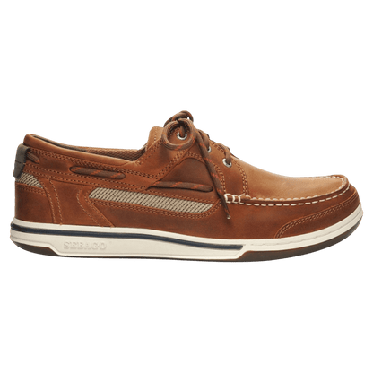 Sebago - Triton Three Eye Leather Boat Shoe - Brown Cinnamon - Regent Tailoring Salisbury