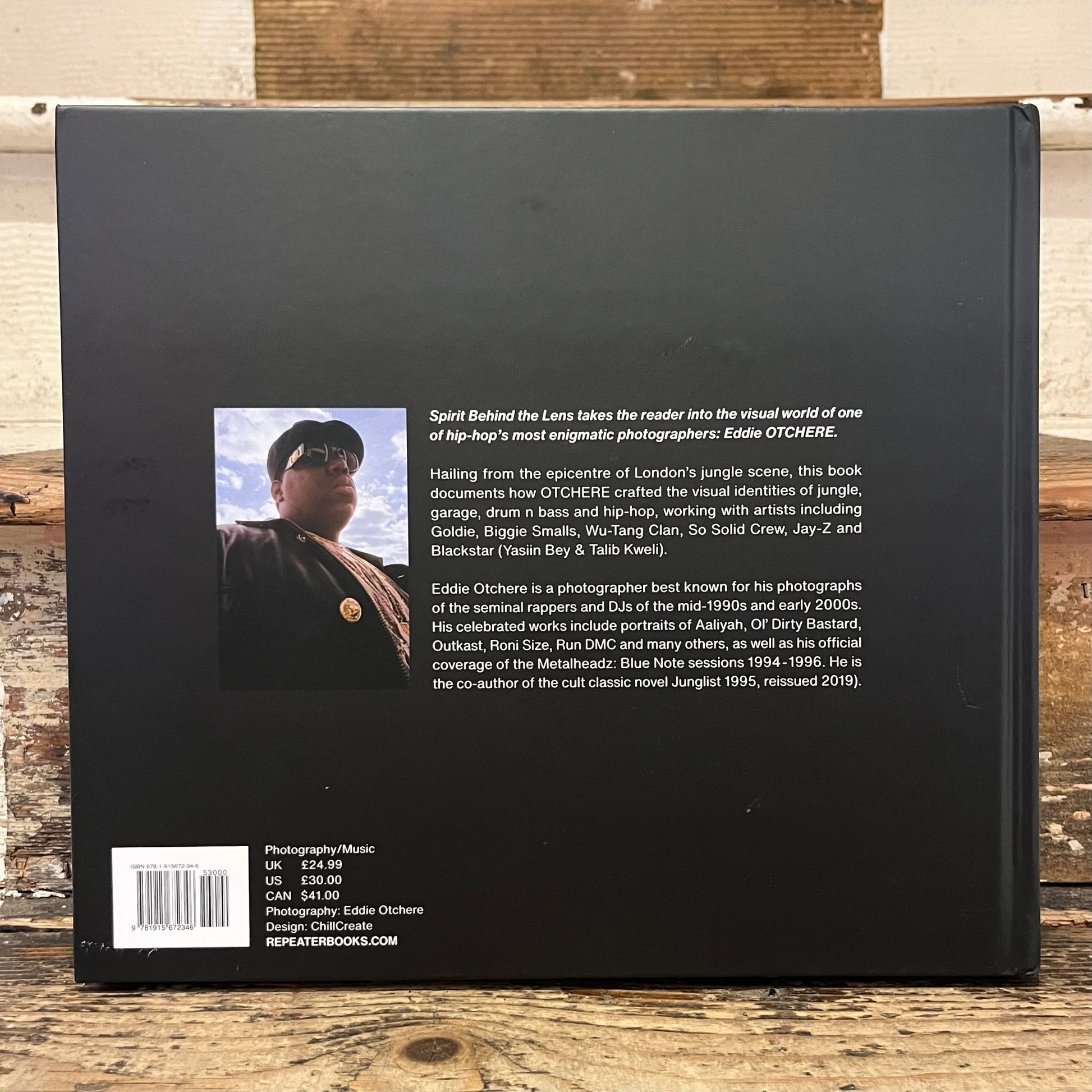 Spirit behind the lens - Eddie Otchere - Hardback - Regent Tailoring Salisbury