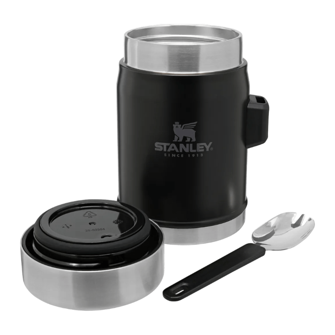 Stanley - Legendary Vacuum Food Jar - 14oz - Black Pebble - Regent Tailoring Salisbury