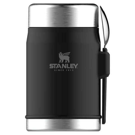 Stanley - Legendary Vacuum Food Jar - 14oz - Black Pebble - Regent Tailoring Salisbury