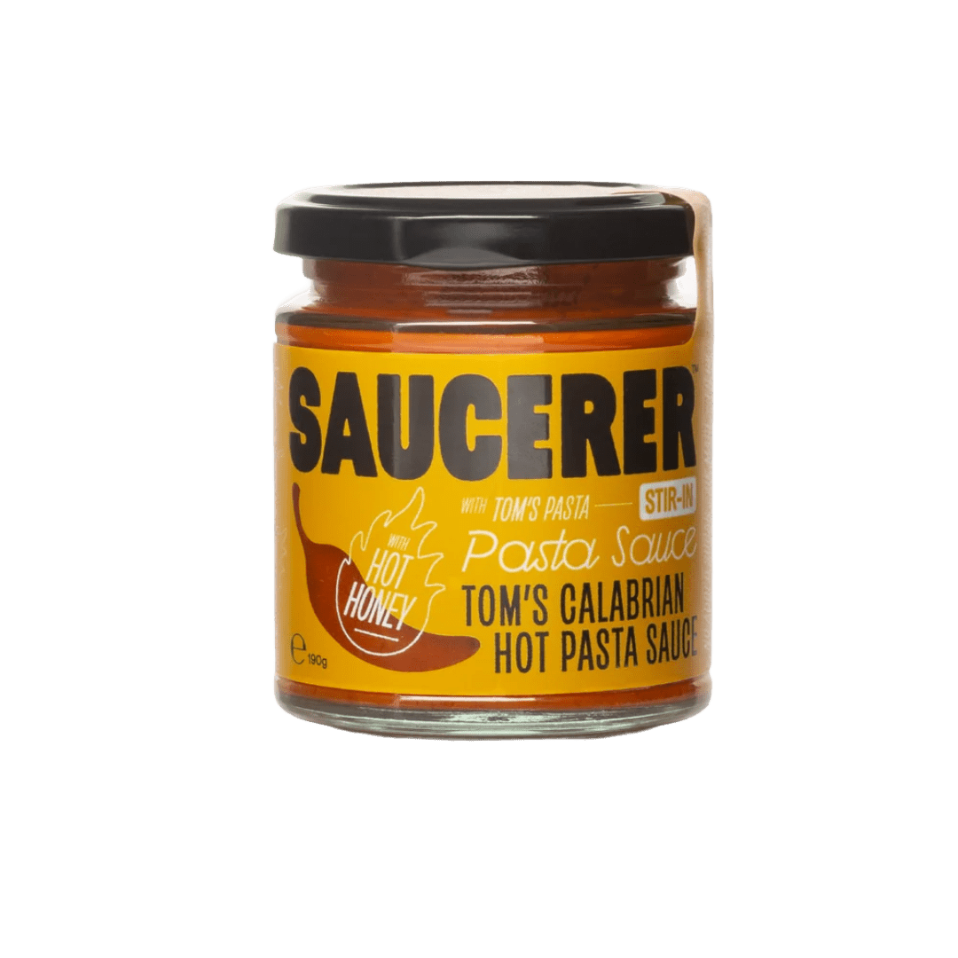 The Saucerer - Tom’s Calabrian Hot Pasta Sauce with Hot Honey - 190g - Regent Tailoring Salisbury