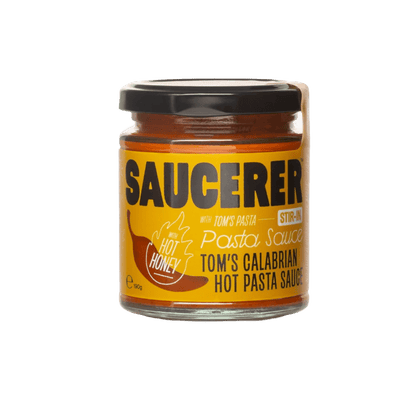 The Saucerer - Tom’s Calabrian Hot Pasta Sauce with Hot Honey - 190g - Regent Tailoring Salisbury