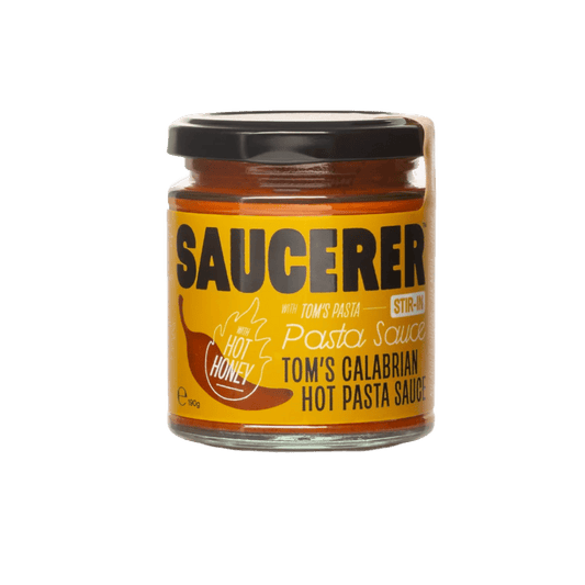 The Saucerer - Tom’s Calabrian Hot Pasta Sauce with Hot Honey - 190g - Regent Tailoring Salisbury