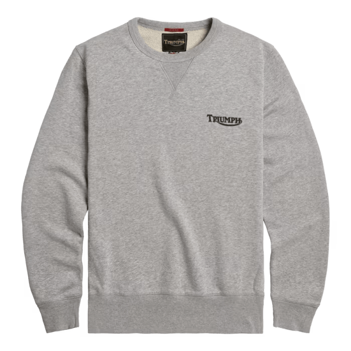 Triumph - Circuit Crew Sweatshirt - Silver - Regent TailoringTriumph