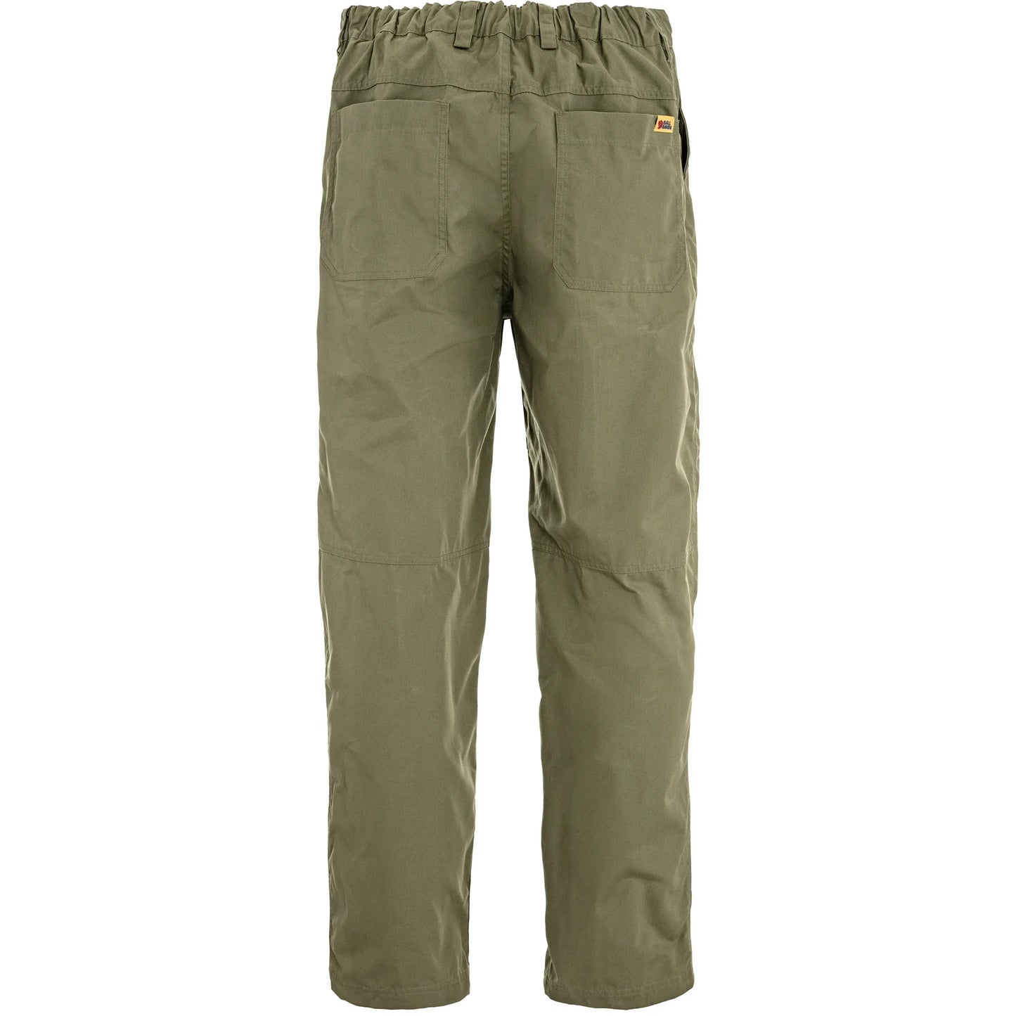 Green pants on a white background